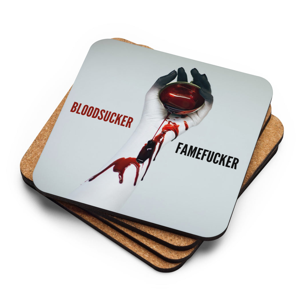 vampire Cork-back Drink Coaster