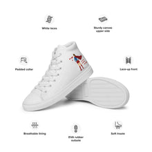 Load image into Gallery viewer, Anti-Hero Women’s High Top Canvas Shoe
